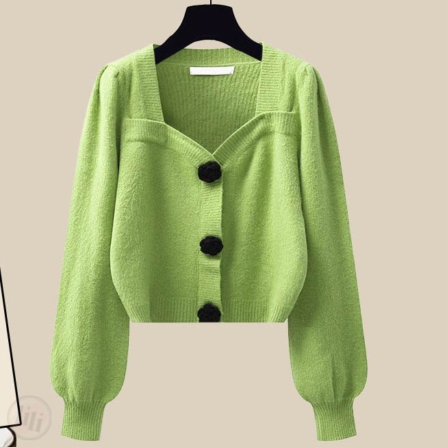 綠色/毛衣/單品