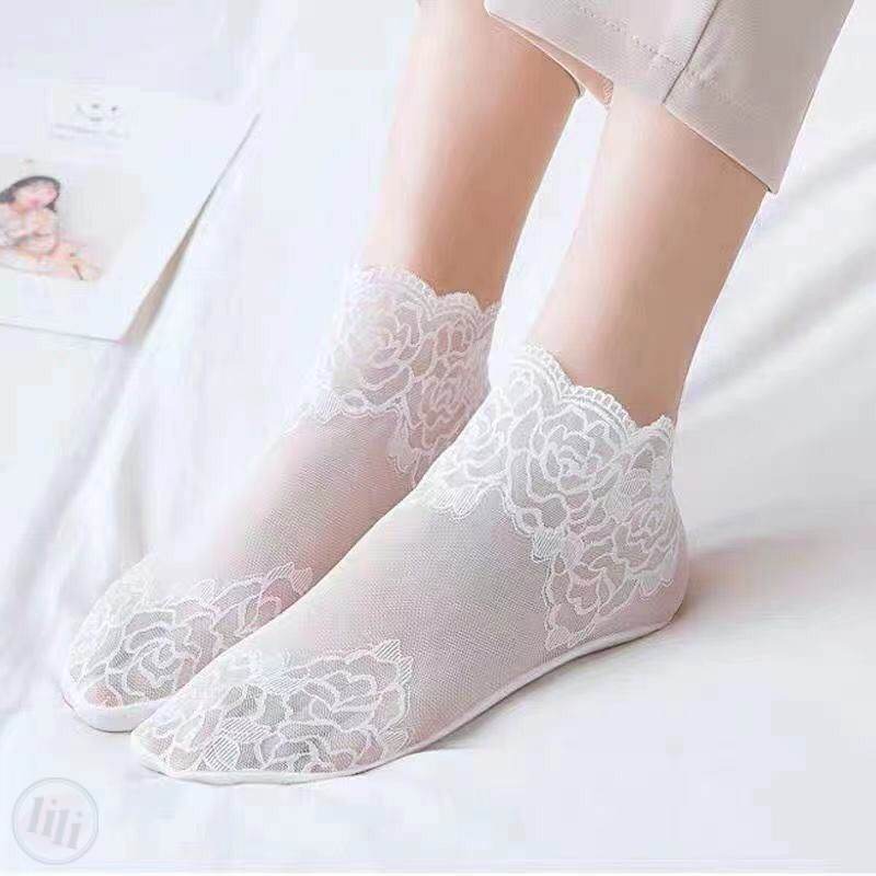 玫瑰絲襪（白色）